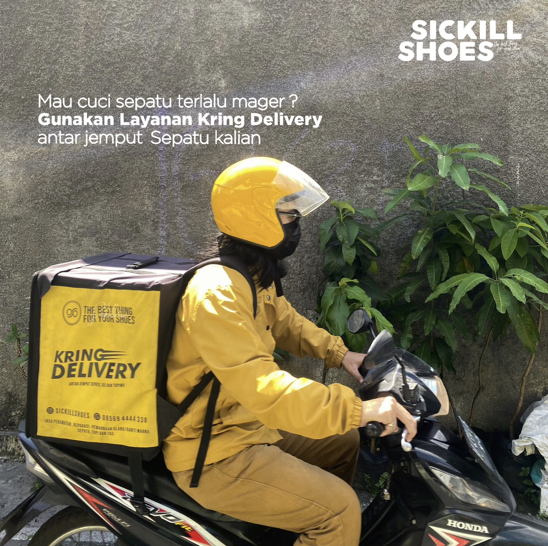 gambar Layanan Kring Delivery untuk antar jemput sepatu kalian